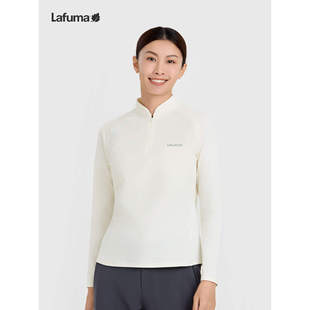 LAFUMA乐飞叶户外秋冬速干半拉链长袖 上衣 T恤女士运动休闲打底衫