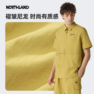 POLO衫 诺诗兰翻领短袖 男女户外运动防晒工装 夏季 上衣 T恤2025新款