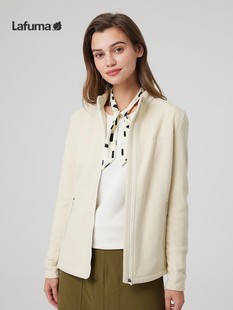 LAFUMA乐飞叶户外秋冬保暖软壳抓绒衣女士开衫 立领上衣LFJA4CR77