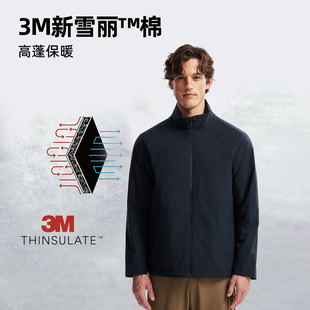 诺诗兰新雪丽棉服男士 徒步登山服防风防泼水保暖外套 2025秋冬新款