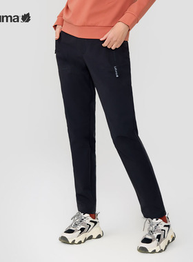 LAFUMA乐飞叶户外露营防泼水摇粒绒长裤弹力加绒裤女LFPA4DL90