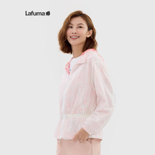 乐飞叶女防紫外线网布内里防晒衣