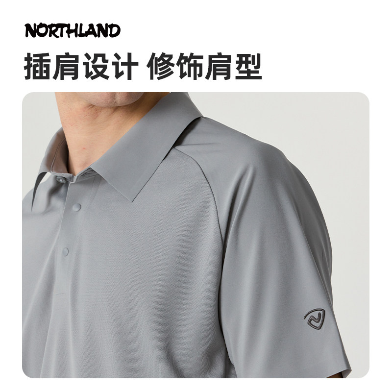 诺诗兰速干运动短袖POLO衫