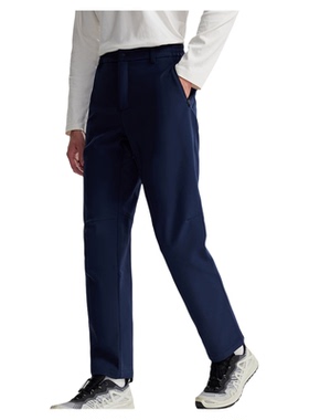 诺诗兰软壳裤冬季男女加绒保暖长裤户外防泼徒步运动裤NXPEH5647Z