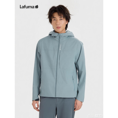 乐飞叶男士戈尔防风连帽夹克