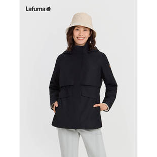 LAFUMA乐飞叶户外秋冬女士防风防水三合一冲锋衣内里抓绒保暖外套