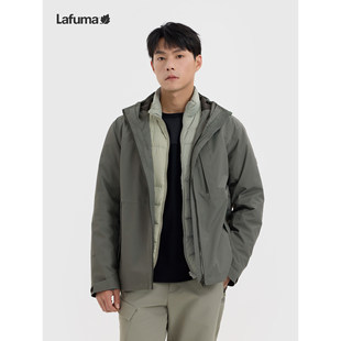 LAFUMA乐飞叶GORE-TEX戈尔三合一冲锋衣男700蓬羽绒服内胆外套