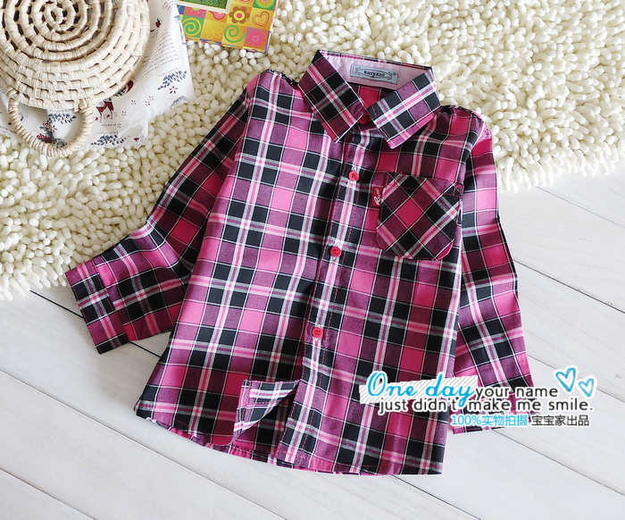 Chemise enfant à manche longue - Ref 2083795 Image 1