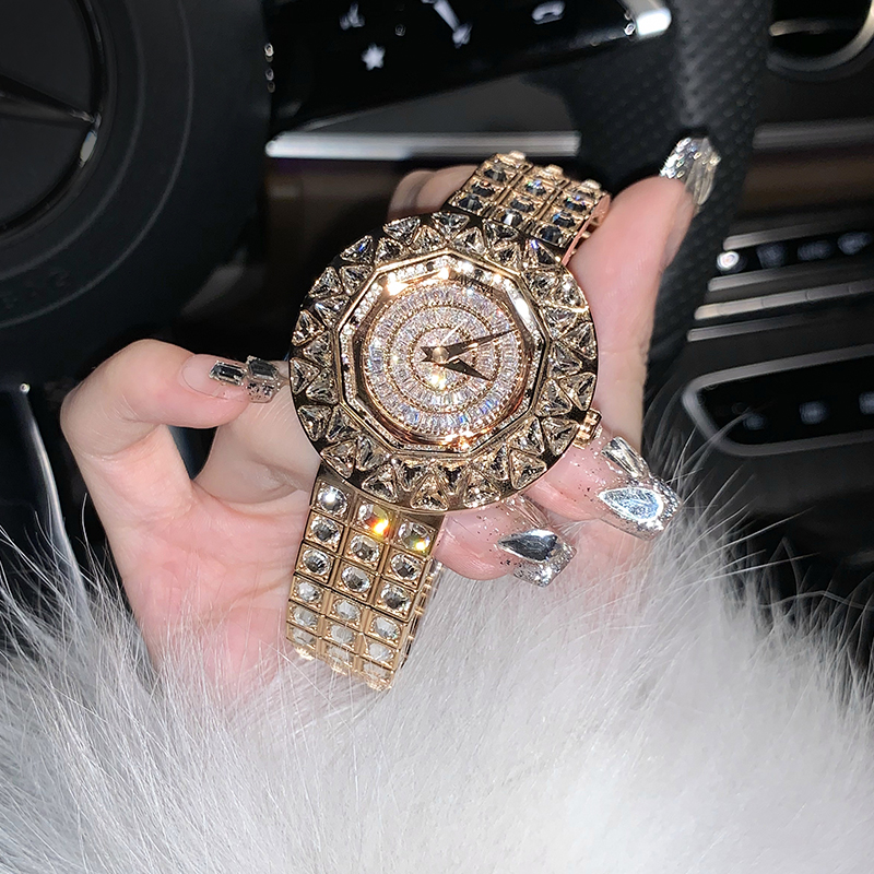 davena星光女神旋转手表女轻奢