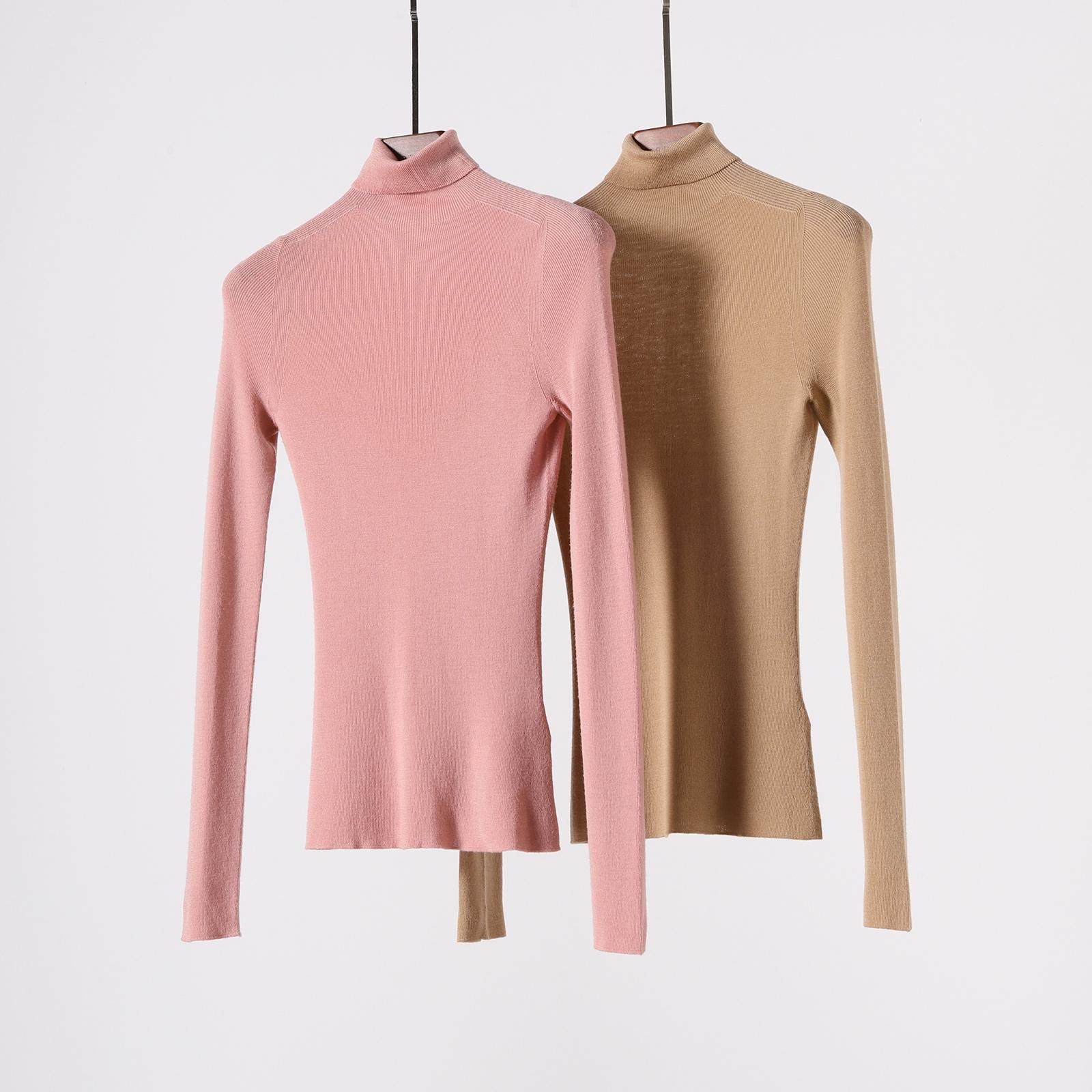 刚需打底 精纺羊毛无缝一体高领修身打底衫 薄款针织毛衣,女装/女士精品,毛针织衫,淘宝优惠券,粉丝福利购,淘宝优惠卷