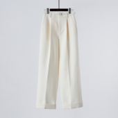 西装 重磅真丝羊毛高腰直筒气质通勤长裤 裤 不收后悔系列