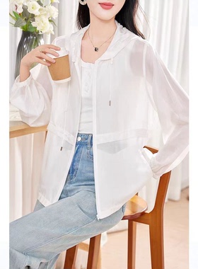 6730  春夏新款时尚气质休闲连帽长袖百搭薄外套 JR