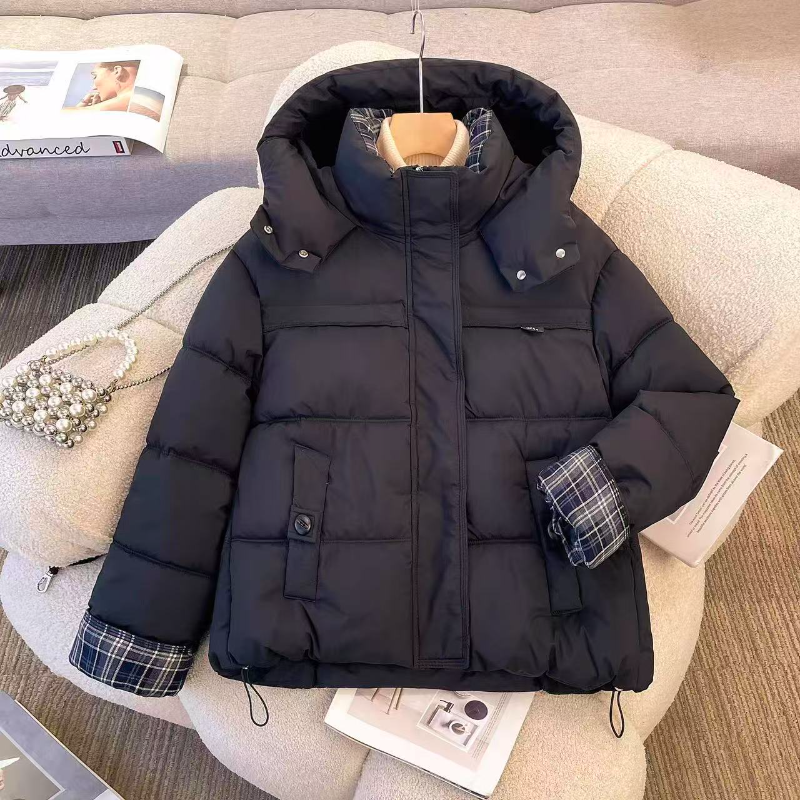 6316 冬款韩版时尚休闲连帽保暖短款百搭棉服,女装/女士精品,棉衣/棉服,淘宝优惠券,粉丝福利购,淘宝优惠卷