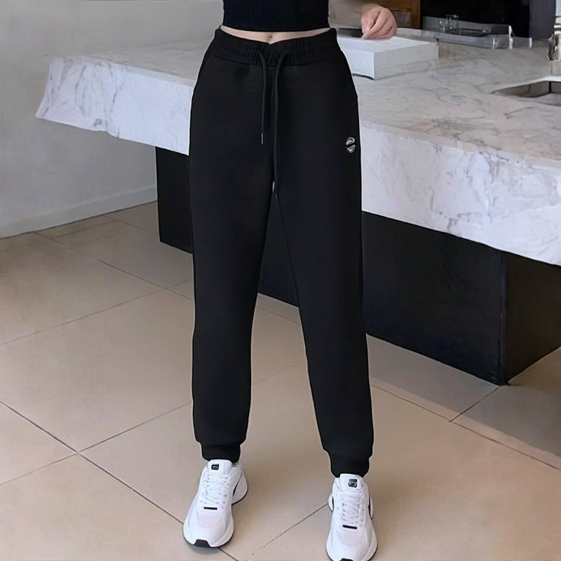 K325 秋冬款休闲小脚显瘦保暖高腰卫裤JR