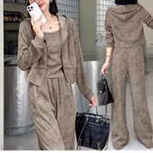 2401 洋气休闲显瘦减龄百搭气质三件套LY 时尚 秋季 新款
