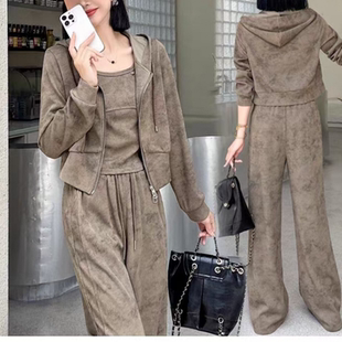 时尚 新款 洋气休闲显瘦减龄百搭气质三件套LY 秋季 2401