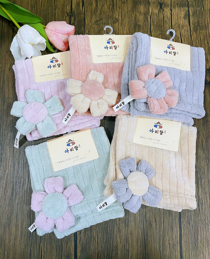 阿里郎小花擦手巾超吸水