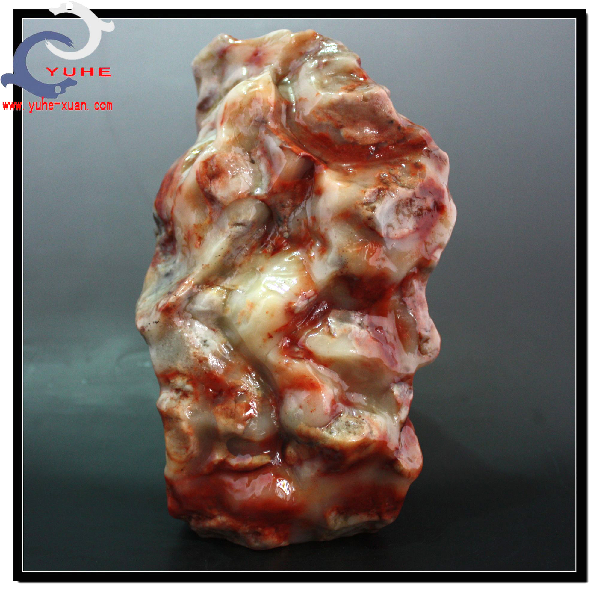 寿山石原石 国石真品 芙蓉冻石 精美天然原石摆件【裕和轩】806
