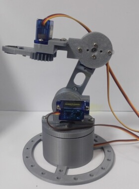 酷樂未来 机器人 机械臂  机械手 3D打印 科技制作 积木 人工智能