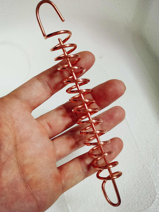 Overseas Invention, Precision Version with Grounding Wire, Attracts Charged Particles, Wired Electric Field Wave Radiation, Copper Coil, Handicraft