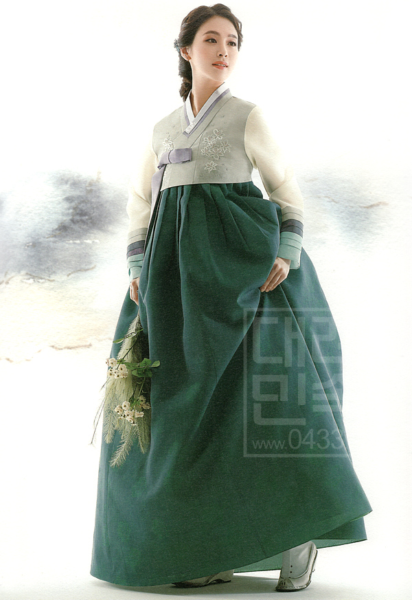 韩国进口面料韩服朝鲜族民族服装女士韩服539H-W02107