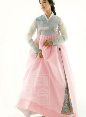 韩国进口面料韩服新娘婚礼结婚敬酒韩服531H-X02102