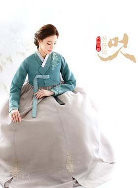 韩国原版进口妈妈韩服婚礼敬酒生日宴礼服女士民族服装W10779-383