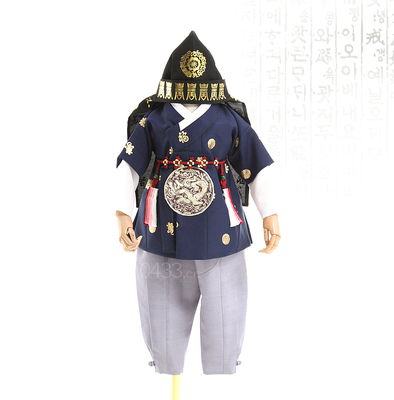 0男童朝鲜一周岁生日王世子韩服