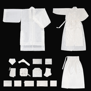 朝鲜族女士人娟寿衣套装