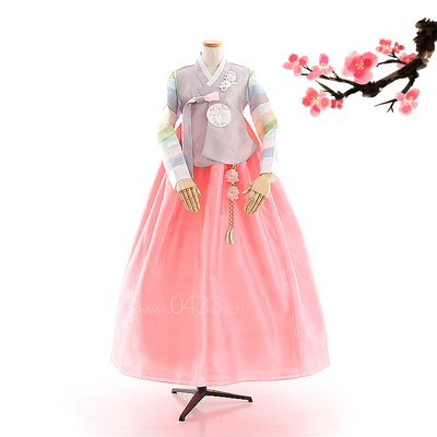 朝鲜族新娘结婚韩国女士礼服