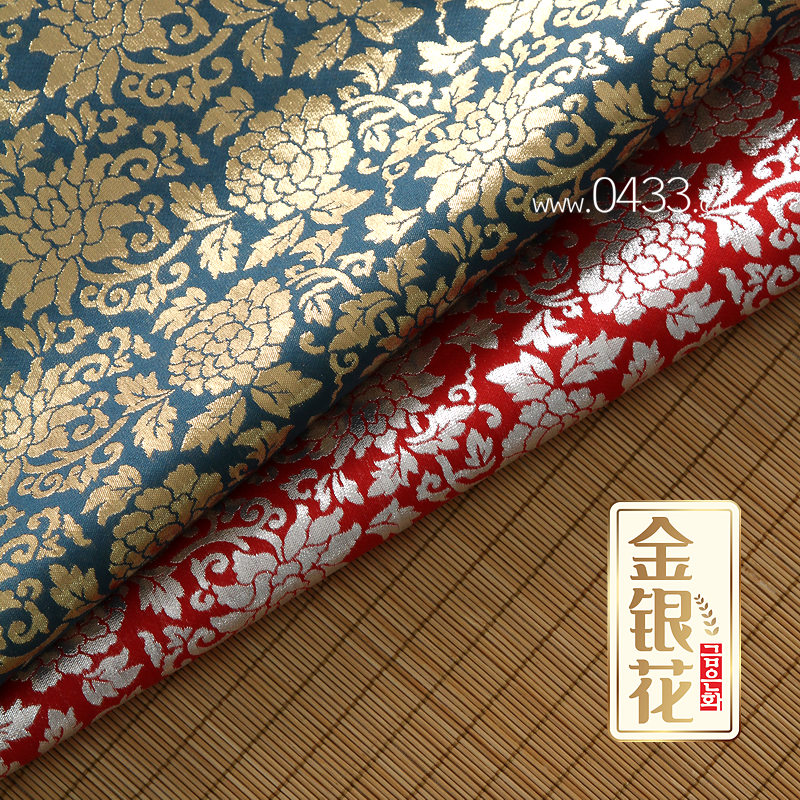 韩国进口金银花面料韩
