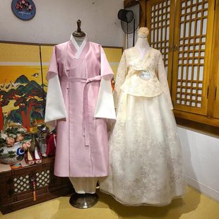 朝鲜族民族服装 婚纱礼服情侣大婚服改良QL23002 新娘婚礼结婚仪式