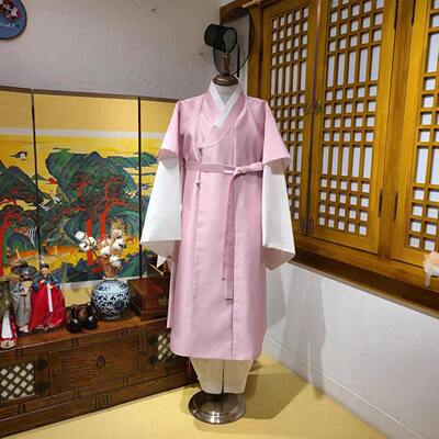 男士韩服韩国式婚礼大袍朝鲜族民族传统服饰新郎结婚礼服M23003