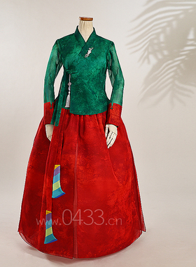 朝鲜族平时穿的生活韩服改良韩服moxi上衣和裙子S24099