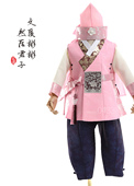 韩国宫廷传统男童韩服朝鲜族男宝宝一周岁生日礼服儿童韩服E10278