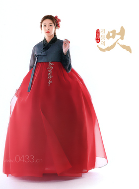 韩国原版进口新娘韩服婚礼敬酒生日宴礼服女士民族服装X10761-347