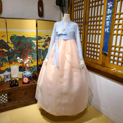 结婚仪式敬酒韩服婚纱礼服