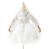 韩国女童儿童韩服朝鲜服装 E10982 女孩舞蹈演出服生日庆典礼服H