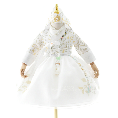 儿童韩服朝鲜女孩舞蹈生日庆典0