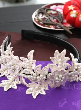 朝鲜族传统儿童韩服头饰韩国舞台演出发饰发绳发箍新娘H-P10994