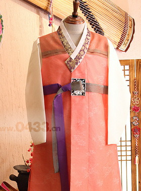 韩国原装进口面料男士新郎婚礼韩服H-M01110