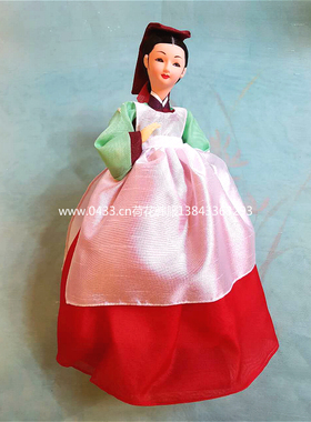 韩国原装进口医女韩服人偶/摆设品/韩国传统工艺品/正品/H-P07760