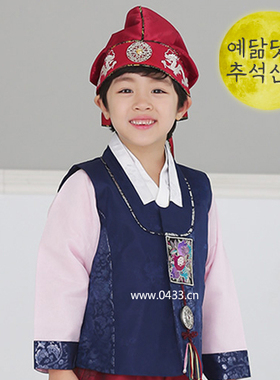 男孩舞台演出表演韩式男童韩国朝鲜族民族服装儿童韩服H-E01580