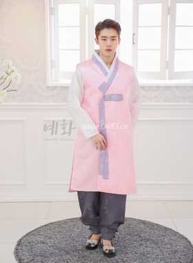 男士婚礼新郎舞台韩服/韩国进口面料/朝鲜族传统服装/H-M01900