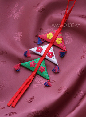 生活韩服腰部挂件 手绣 包挂件  车挂 包布装饰H-P06808