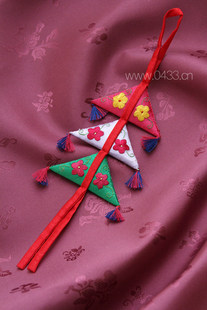 生活韩服腰部挂件 手绣 包挂件  车挂 包布装饰H-P06808