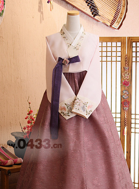 韩国原装进口面料女方妈妈婚礼韩服朝鲜族民族服装H-W01110