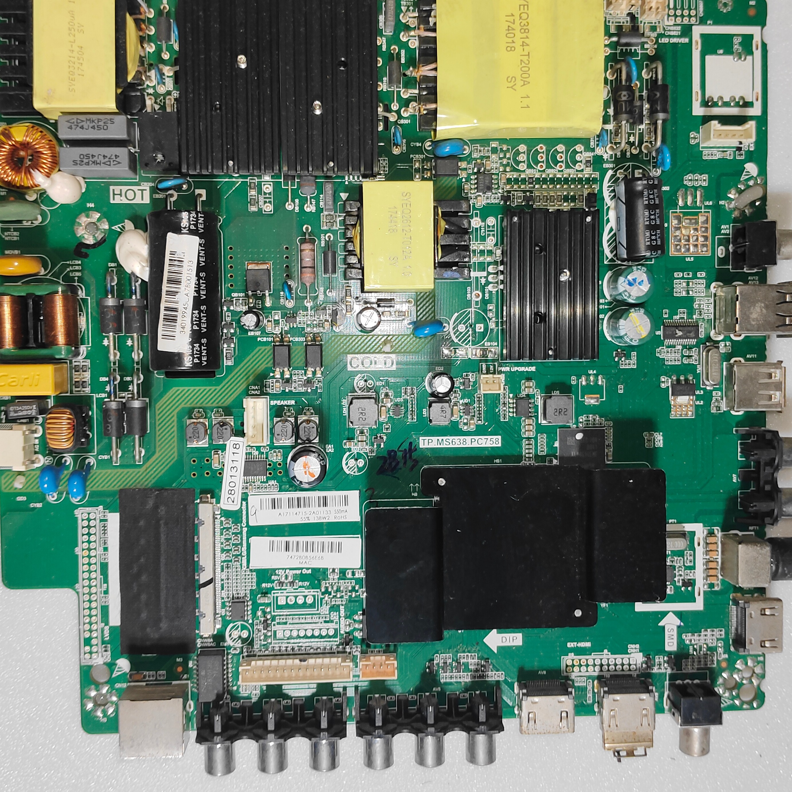 先锋55U/48B主板TP.MS638.PC758