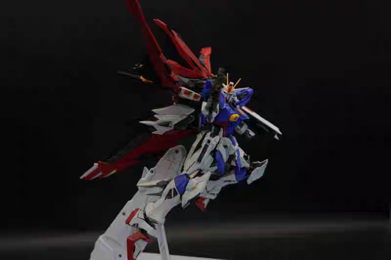 现货EG-01A 雄鹰脉冲 育胶造型 升级修复版 拼装模型合金成品骨架