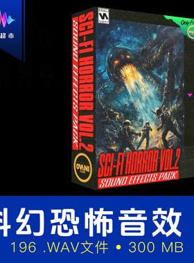 科幻恐怖氛围/机械/生物音效 Ovani Sound Sci-Fi Horror Sound 2